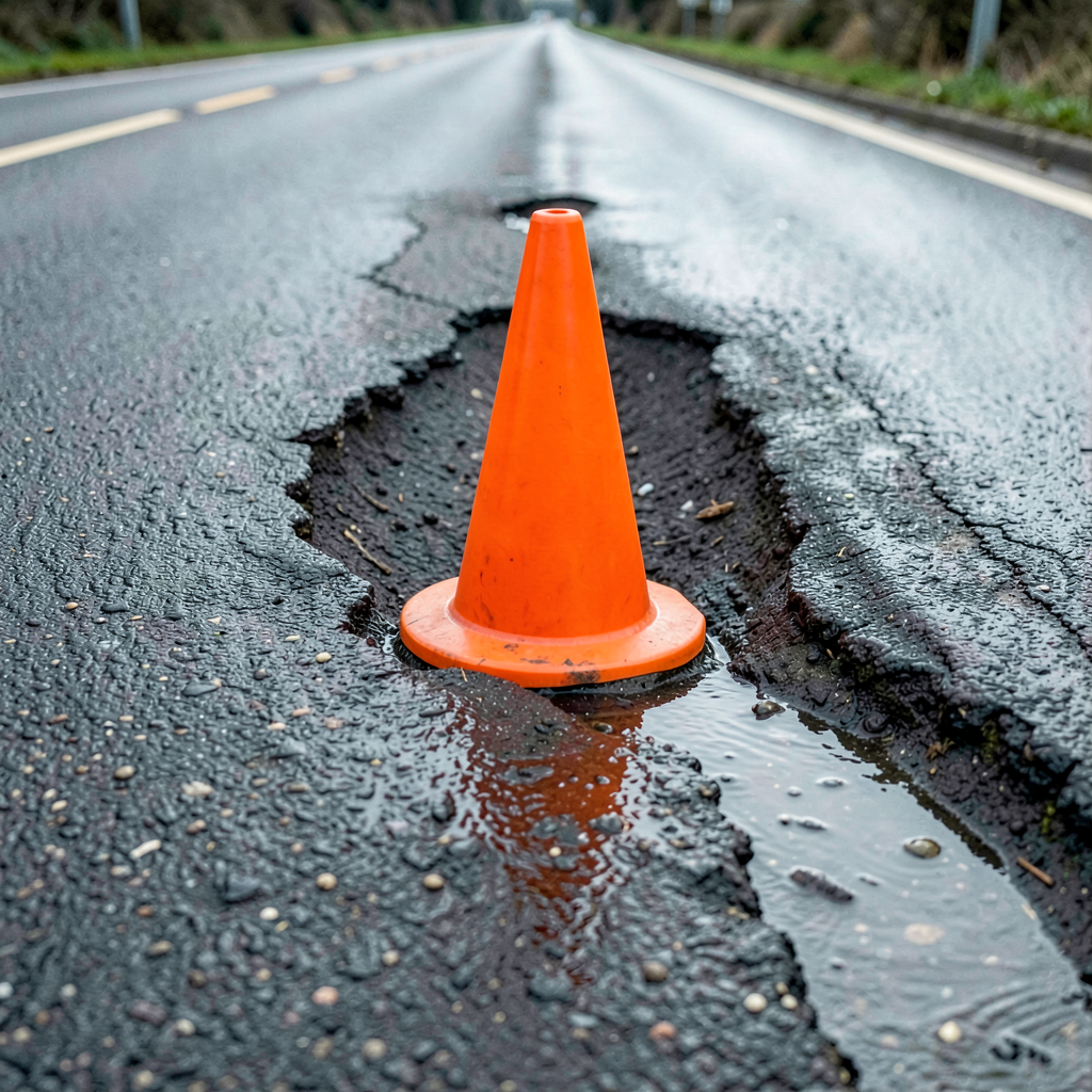 Drivers warned after ‘sudden dip’ appears on busy Newport SDR road